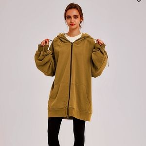 NWT Nap lounge wear zip up hoodie